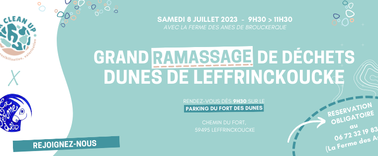 event image 1688400713 ramassage de dechets avec la ferme des anes