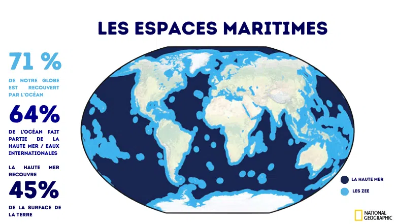 Carte des océans 